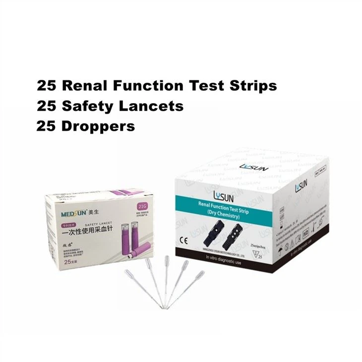 3-in-1 Renal Function Analysis Meter For Uric Acid Creatinine Urea