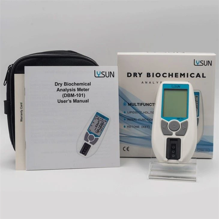 Professional Machine LYSUN Dry Biochemical Meter Monitor High Density Lipoprotein Cholesterol UA CR UR Test